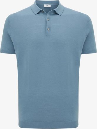 Gentiluomo Button Polo | Blauw