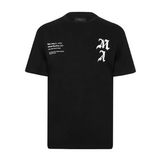 Amiri T-Shirts, male, Black, M, Wes Lang Checker Skull T-Shirt