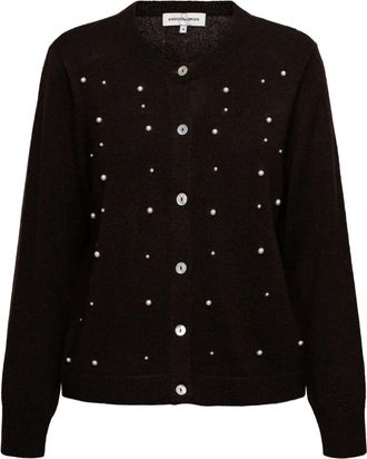 &Co Woman Boukje Vest - Dames - Vesten - Bruin - 2XL - Polyester - Truien & Vesten