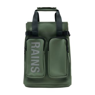 Rains Unisex Backpack Green Synthetic