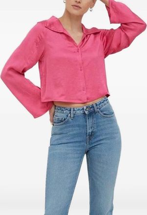 American Vintage Camicia crop - Rosa