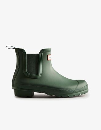 Hunter Womens Hunter ORIGINAL CHELSEA Womens Wellies Hunter Green - Size: 6