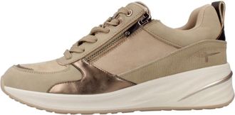Tamaris Sportieve Sneakers voor Actieve Levensstijl - Dames - Sneakers - Bruin - 37 EU - Schoenen