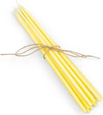 British Colour Standard Thin Taper Candles - Set of 12 in Primrose Yellow at Nordstrom
