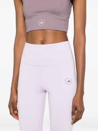adidas by Stella McCartney High-Rise 7/8 Leggings - Lavender