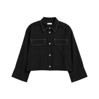Liu Jo Dames, Blouses & Shirts, Zwart, Maat: L