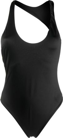 Versace rolled cut-out swimsuit - women - Polyamide/Polyamide/Spandex/Elastane/Spandex/Elastane - 1 - Black