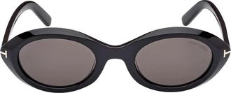 Tom Ford Sunglasses Ft1186 01 A Carmen Black/Gray Women
