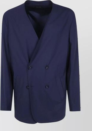 Emporio Armani single-breasted wool blazer