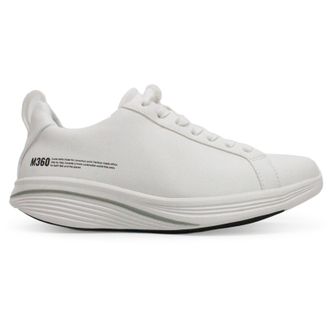 Mbt M360 E1 Synthetic Leather Womens Low Top Trainers - White - Size:UK 4.5
