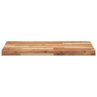 Berkfield Home Versatile Bathroom Vanity Top Oil Finished 120x50x4 cm Solid Wood in Brown | Size: 120 x 50 x 4 cm