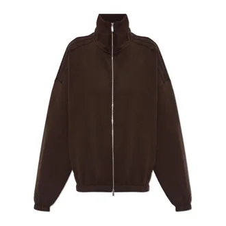 adidas Dames, Sweatshirts & Hoodies, Bruin, Maat: XL Katoen