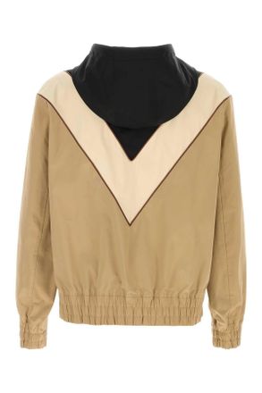 Valentino Garavani 8v3ciq12ckv C0u Neroburrocammello Polyester Elastomultiester Giubbini Jacket
