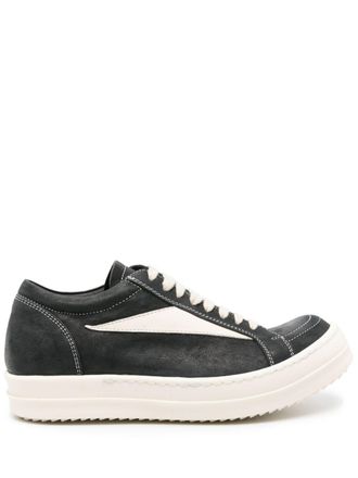 Rick Owens: Black Leather Sneakers now up to −63% | Stylight