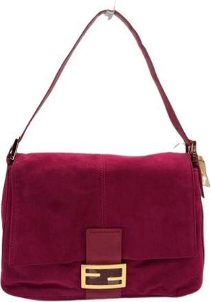 Fendi Pre-owned Shoulder Bags, female, Red, Size: ONE SIZE Pre-owned Vintage Shoulder Bag