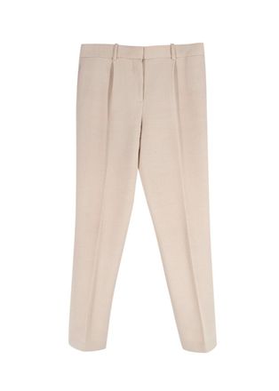 The Row Beige Wool Tailored Trousers Size XXS