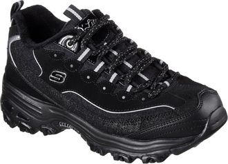 Skechers Womens Dlites1 0 in Black/Black - Size UK 3