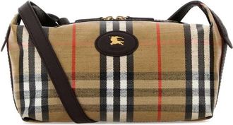Burberry Printed Canvas Highlands Shoulder Bag