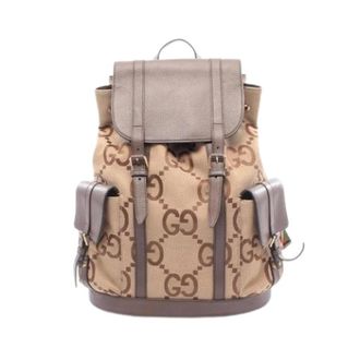 Gucci Pre-owned Backpacks, unisex, Beige, Size: ONE SIZE Pre-owned Vintage Backpack