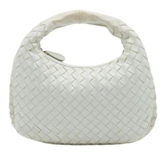 Bottega Veneta Pre-owned Veneta Hobo - Dames - Pre-owned - Wit - Maat: ONE Size Leer