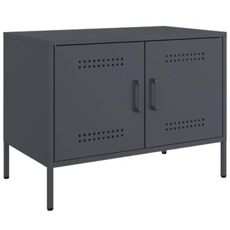 Berkfield Home TV Cabinet Anthracite 68x39x50.5 cm Steel in Dark Grey