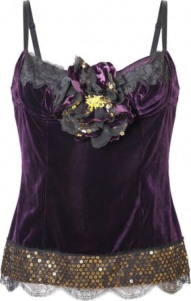 Dolce & Gabbana Velvet Top