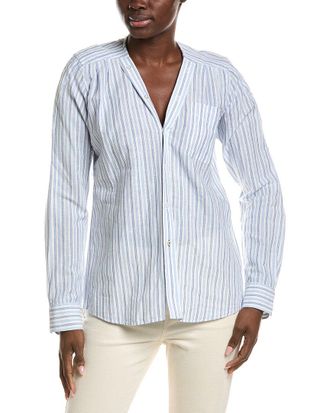 J.McLaughlin J. McLaughlin Taylor Linen-Blend Shirt