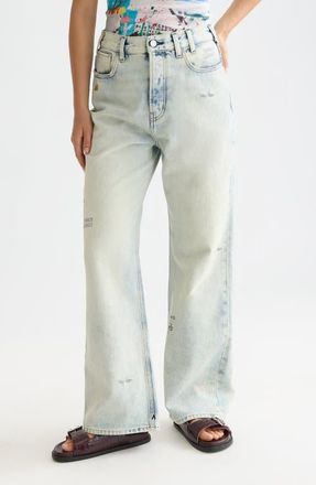 Scotch & Soda x Basquiat The Deep Loose Jeans in Texas Blue at Nordstrom, Size 29 X 30