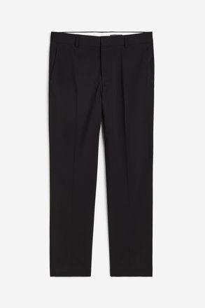 H&M Anzughose Regular Fit - Schwarz