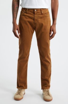 AG - Adriano Goldschmied Tellis Slim Fit Corduroy Pants in Sulfur Canyon Amber at Nordstrom, Size 31 X 32