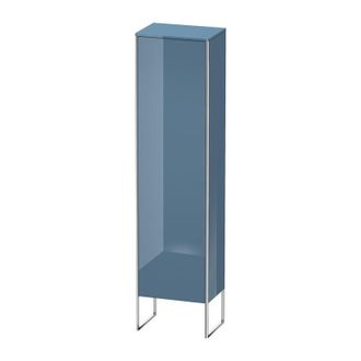 Duravit Duravit Xsquare Armario Alto Vertical 50.0x35.6 Cm, 1 Puerta, Bisagra De La Puerta Derecha, 4 Estantes De Vidrio, Color (frente/cuerpo): Laca De Alto 