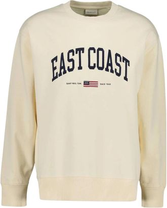 GANT Heren, Sweatshirts & Hoodies, Beige, Maat: L