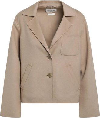 Max Mara Giacca - Dames - Blazers - Beige - XS - Jassen