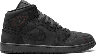 Nike Jordan Air Jordan 1 Mid SE Craft Dark Smoke Red sneakers - men - Rubber/Calf Suede/Fabric - 10.5 - Grey