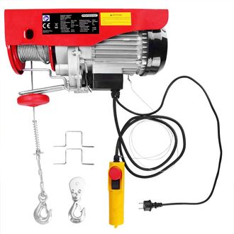 Deuba Monzana Cabestrante El&eacute;ctrico Con Altura De Elevaci&oacute;n Polipasto Para Garaje Taller Con Cable De Control - Modelo A Elegir 400/800 Kg