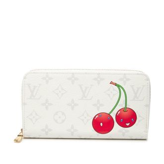 Louis Vuitton White Pvc Long Wallet (Bi-Fold) (Pre-Owned)