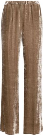 Antonelli Tazio trousers - women - Silk/Viscose - 44 - Brown