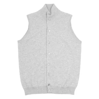 FILIPPO DE LAURENTIIS Sleeveless Knitwear, male, Gray, Size: 3XL Sleeveless Knitwear