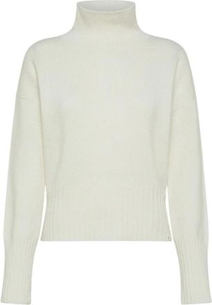 Peuterey Latour Turtleneck Sweater - Dames - Coltruien - Wit - S - Wol - Truien & Vesten