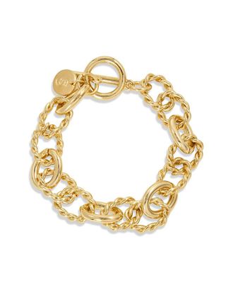 Savvy Cie Jewels 18K Plated Chunky Bracelet