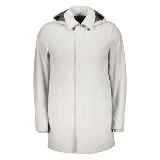 Herno Parkas, male, Gray, Size: XL Laminar Hooded Jacket