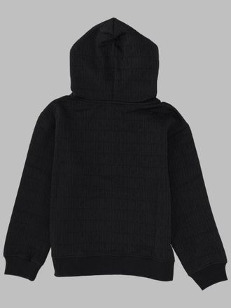 Moschino Polyester Cotton Hooded Sweatshirt - Black