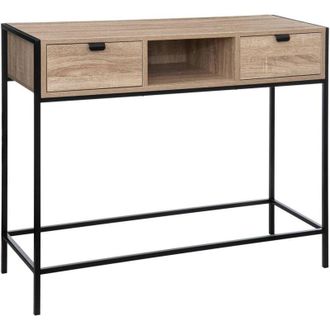 5five Simply Smart 5five Simply Smart - Five Consola aliaj De Madera Y Metal, 100x35x80 Cm - Beige - Beige