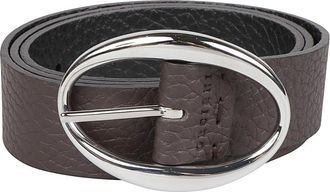 Orciani Soft Double Belt - Dames - Riemen - Bruin - 75 CM - Leer - Accessoires