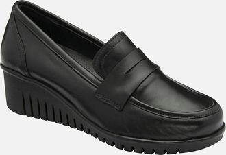 Lotus Womens Detroit Womens Loafers - Black - Size: 6