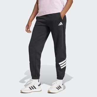 adidas Sporthose ADIDAS SPORTSWEAR FUTURE ICONS 3-STREIFEN, Damen, Gr. XL, N-Gr, schwarz, Obermaterial: 67% Polyester, 33% Baumwolle, Hosen Sporthose