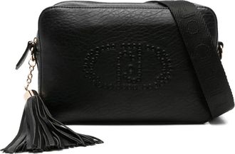 Liu Jo embossed-logo tote bag - Black