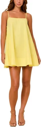 Solid & Striped The Lindsay Sleeveless Trapeze Minidress in Citrina at Nordstrom, Size X-Large