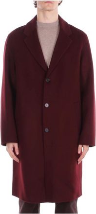Amaranto Single-Breasted Coats - Heren - Mantel - Paars - M - Jassen
