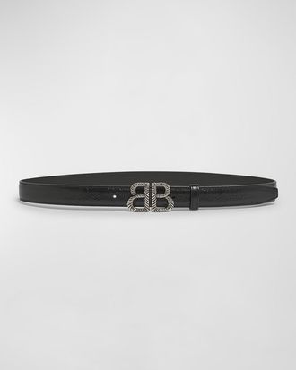 Balenciaga Monaco Twisted Calfskin Belt